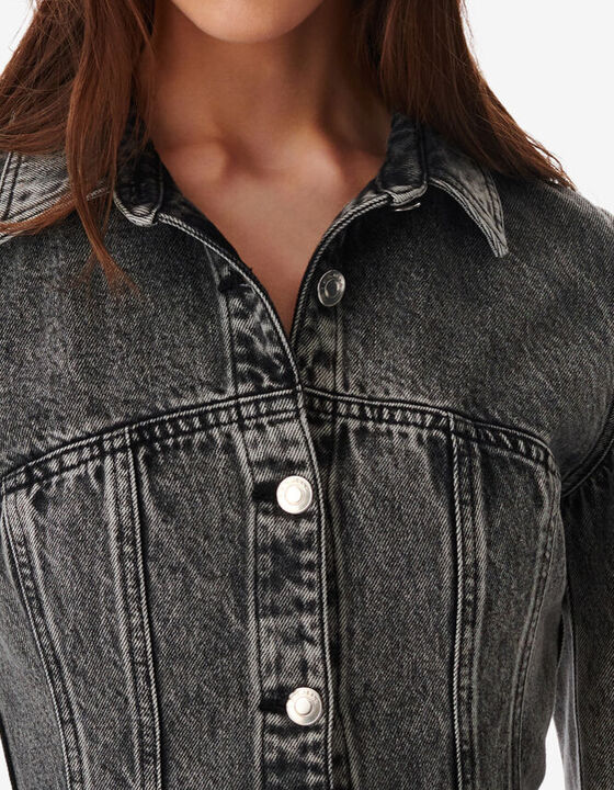 FADED DENIM PLAYSUIT