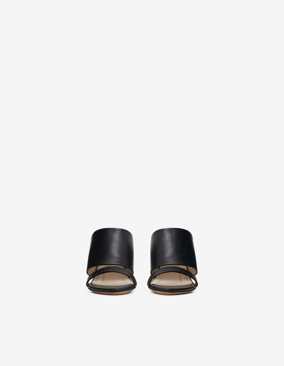 MULES &Agrave; TALONS EN CUIR