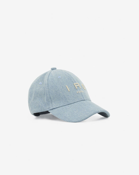 GREB DENIM EMBROIDERED BASEBALL CAP