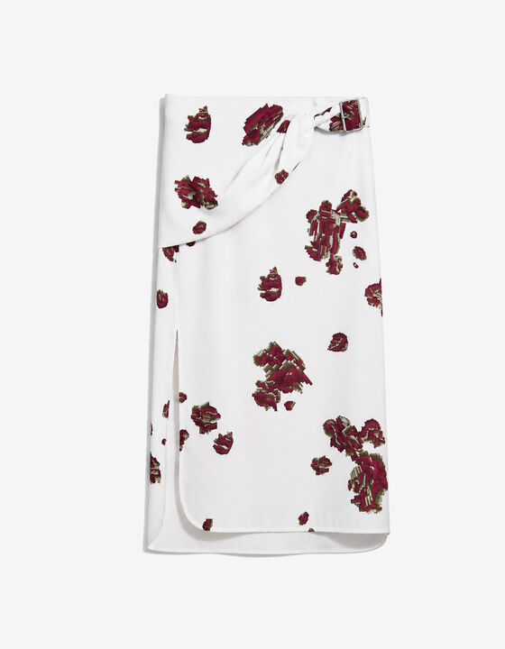 MIDI PRINTED SKIRT