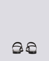 WIKI TOE RING FLAT LEATHER SANDALS image number null