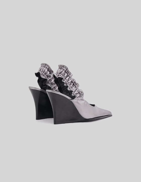 SMOCK SLINGBACKS