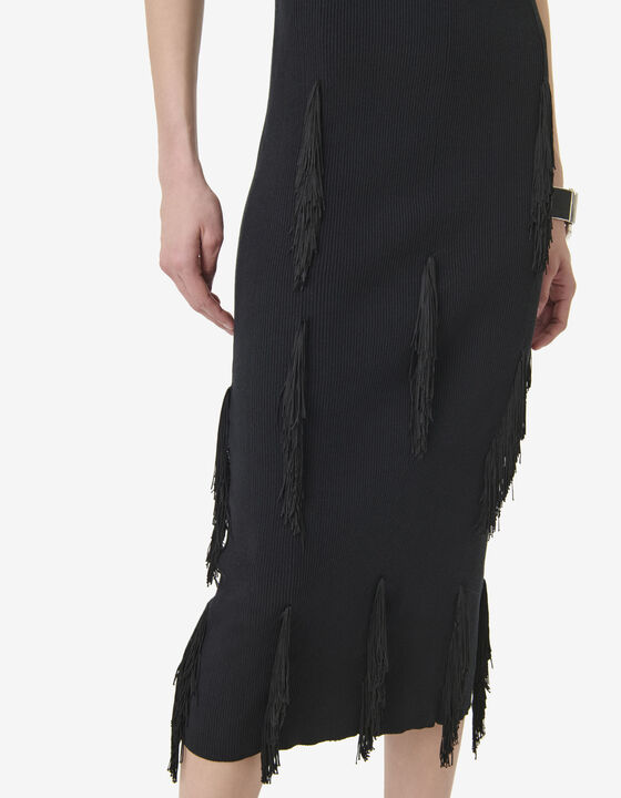 MIDI FRINGED DRESS