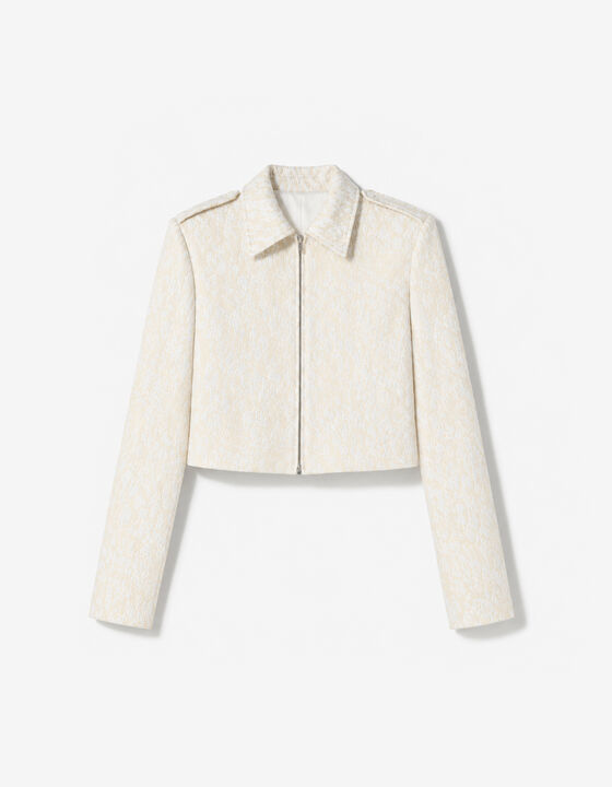 VESTE COURTE EN TWEED