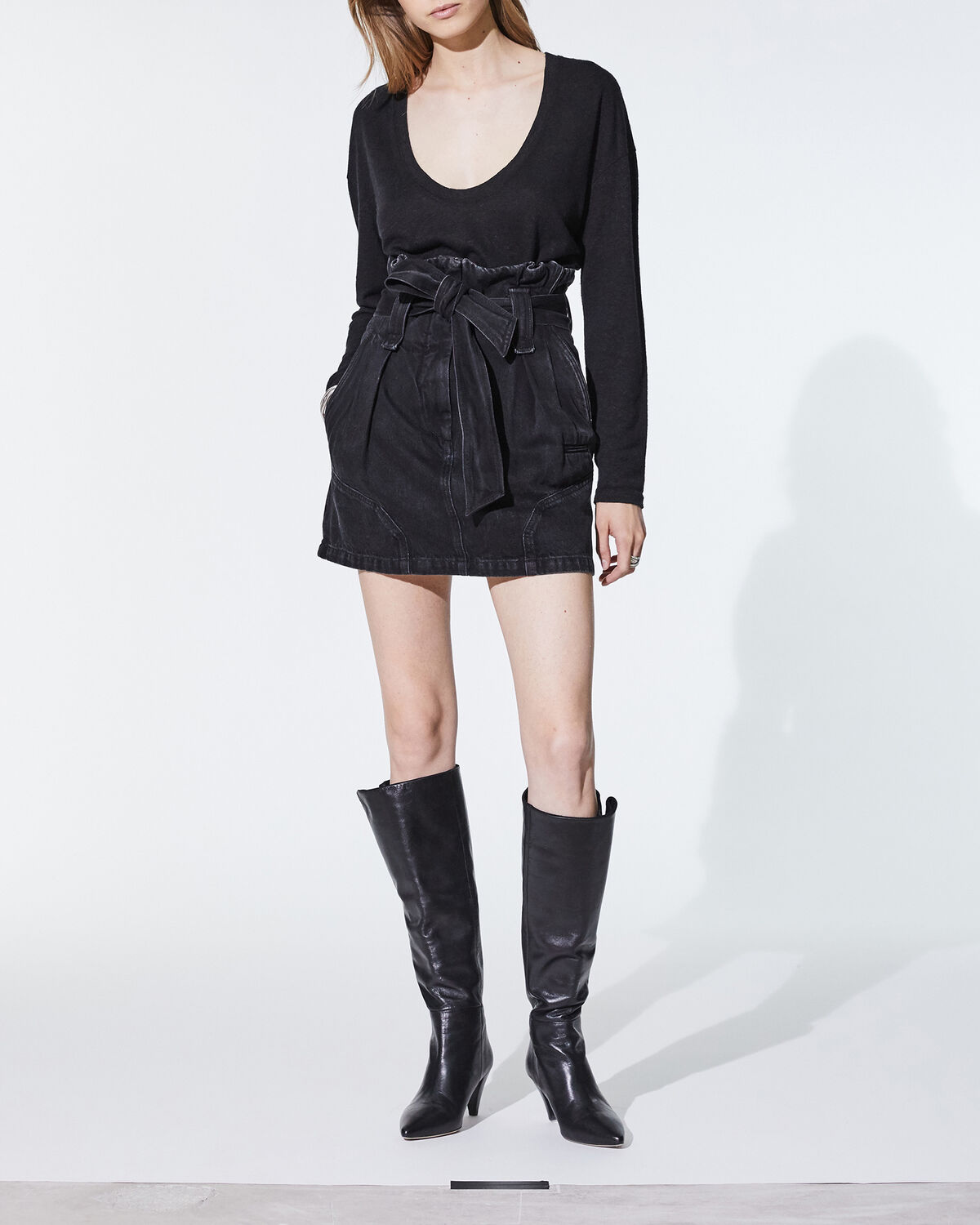 Hovy Short Black Denim by IRO Paris
