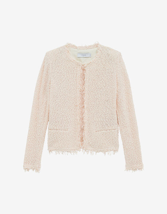 VESTE CLASSIQUE À FRANGES