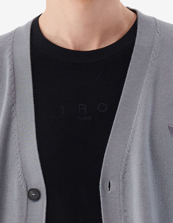 GILET EN LAINE LOGO IRO