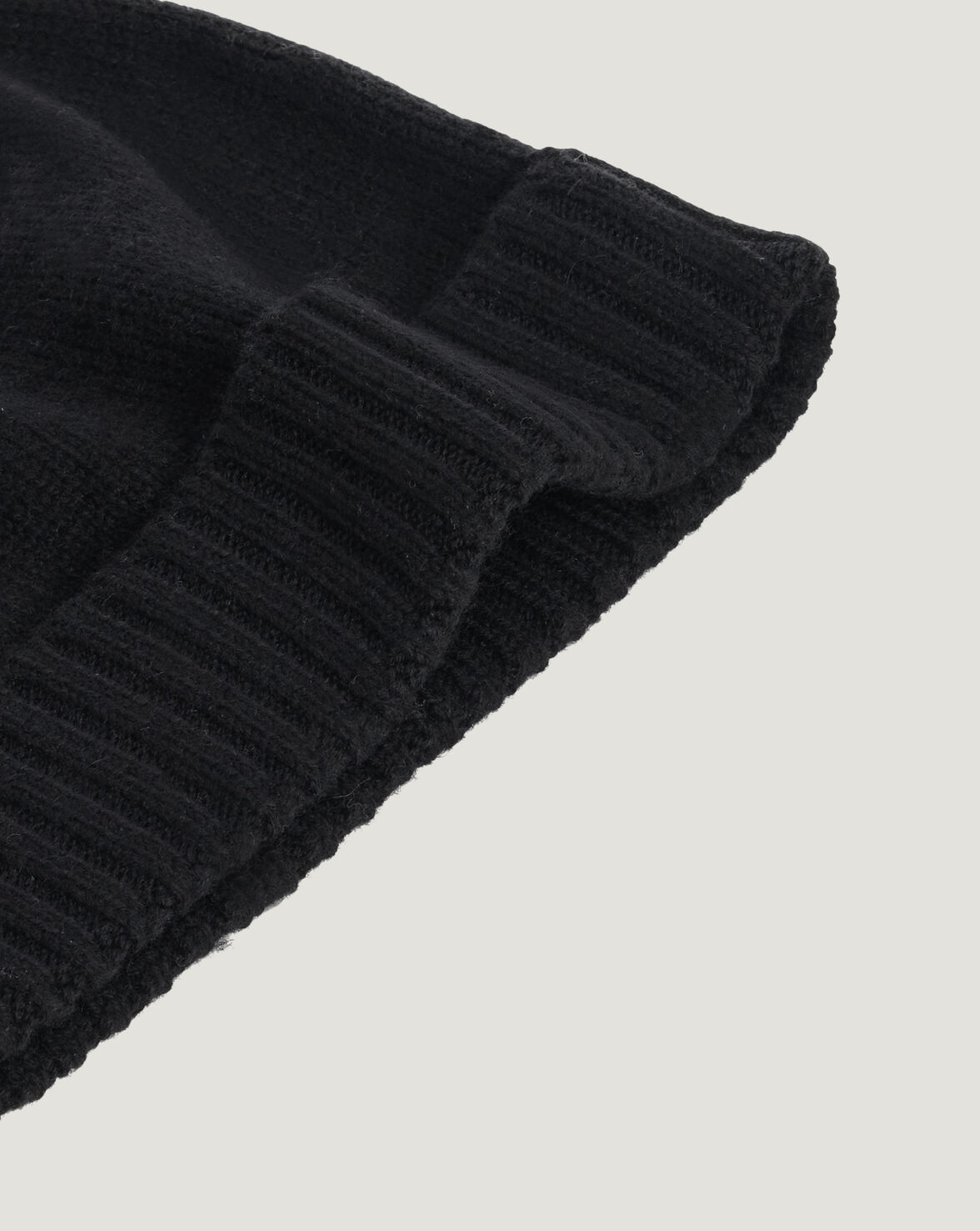 KOBE MERINO WOOL RIBBED BEANIE image number null