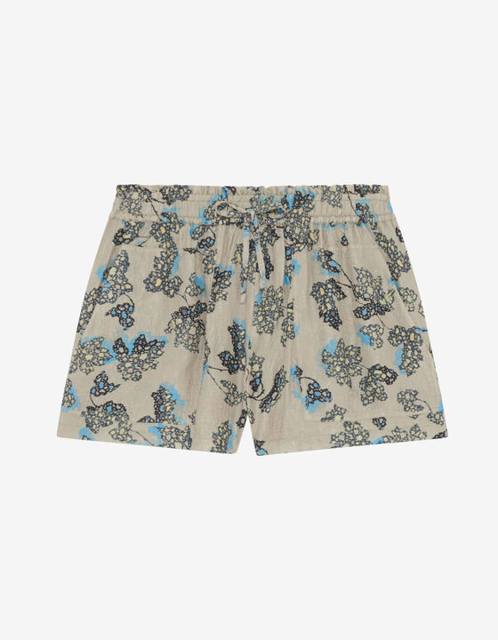 PRINTED SHORTS WITH TIES
