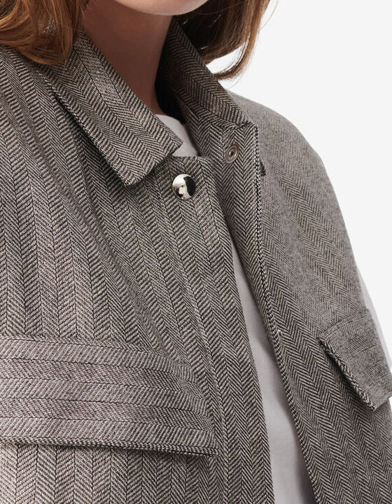 VESTE COURTE SANS MANCHES