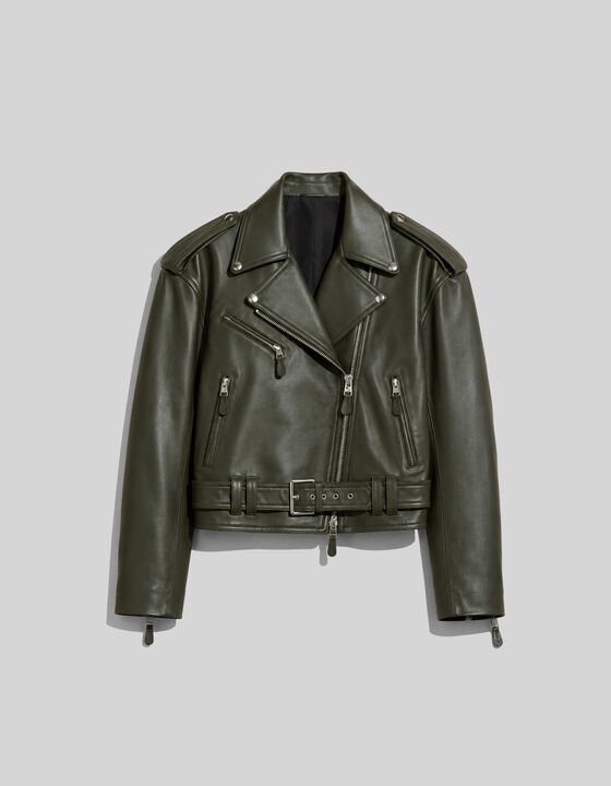BLOUSON OVERSIZE EN CUIR