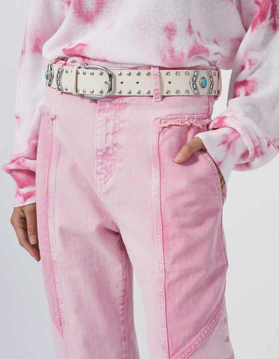 FADED HIGH WAIST JEANS