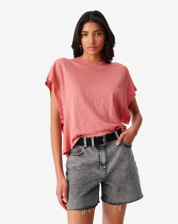 T-SHIRT EN LIN COL ROND OSTER