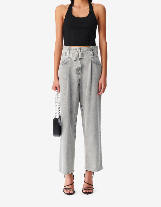 RIBBED OPEN BACK CROP TOP