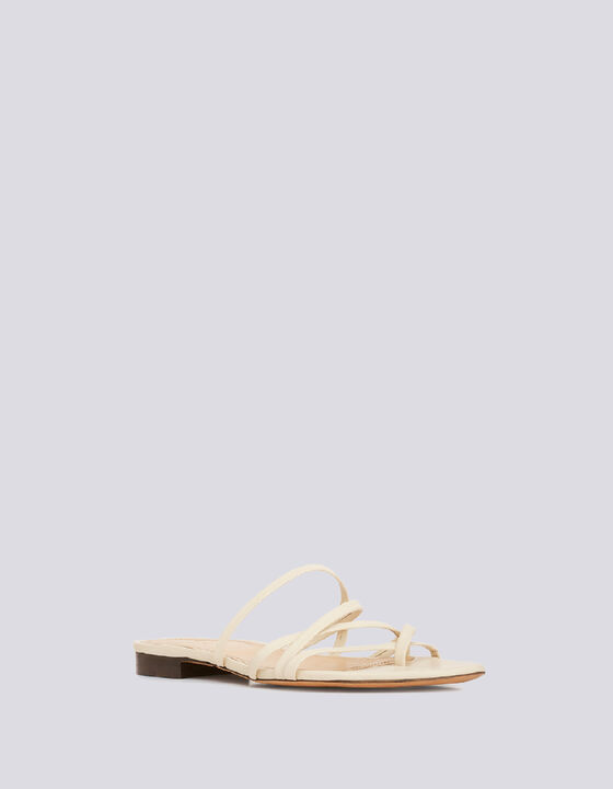 LEV STRAPPY FLAT LEATHER SANDALS