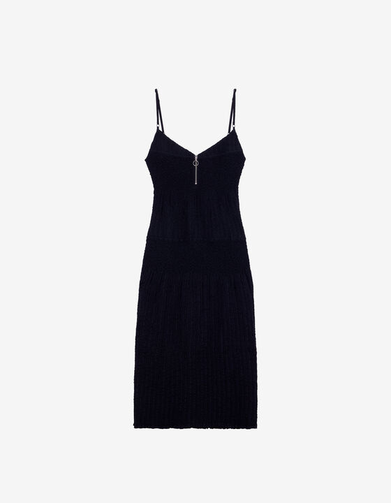 TEXTURED LONG DRESS