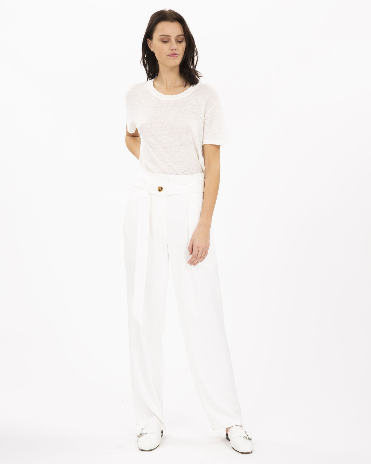 Desiring Pants White by IRO Paris
