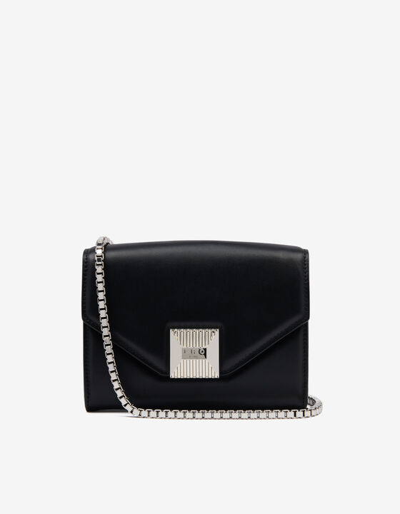 LEATHER POUCH WITH CHAIN