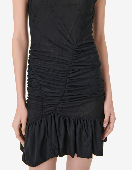 SHORT TEXTURED DRESS