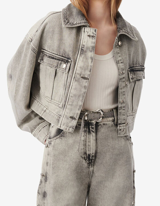 DENIM SHORT JACKET