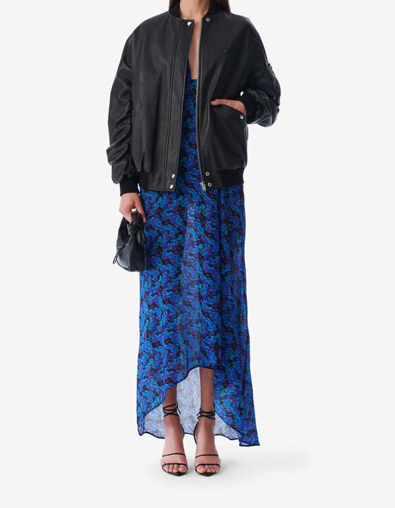 OVERSIZED LEATHER BOMBER