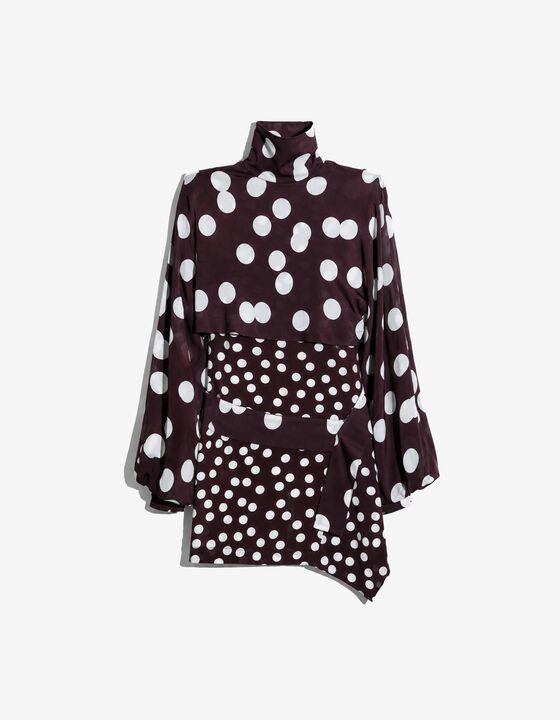 SHORT POLKA-DOT DRESS