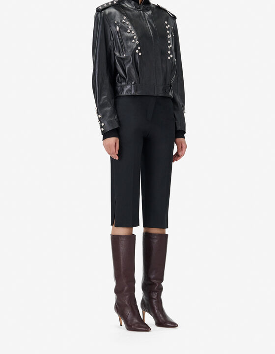 STUDDED LEATHER JACKET