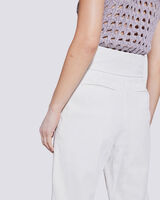SCAPOLI HIGH WAIST SUEDE TROUSERS image number null