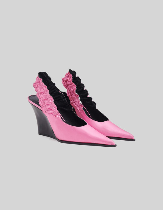 SMOCK SLINGBACKS