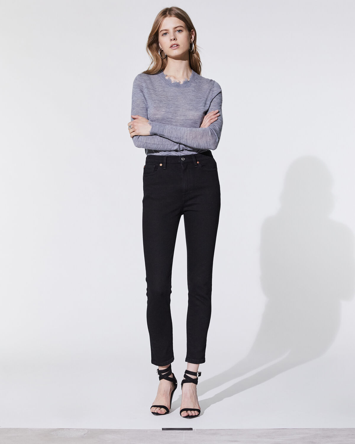 Brooklin Sweater Mixed Grey by IRO Paris