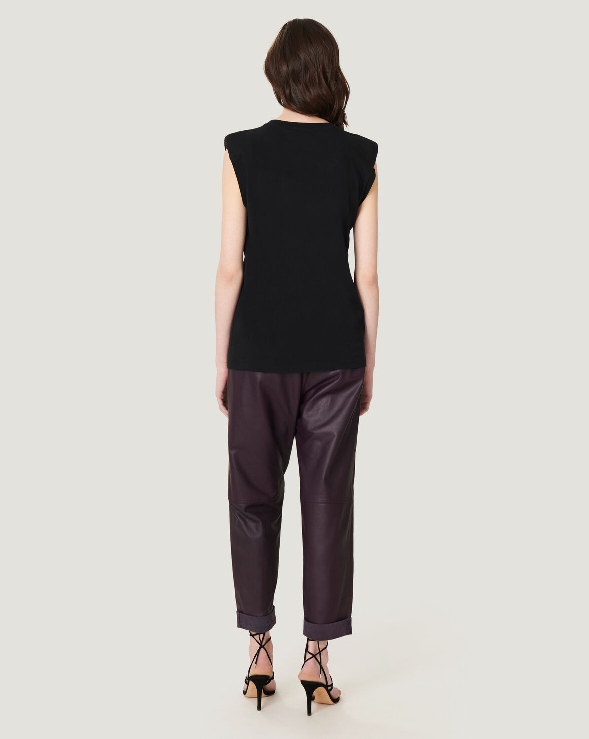 DYSHE PADDED LOGO CREW NECK TANK TOP image number null
