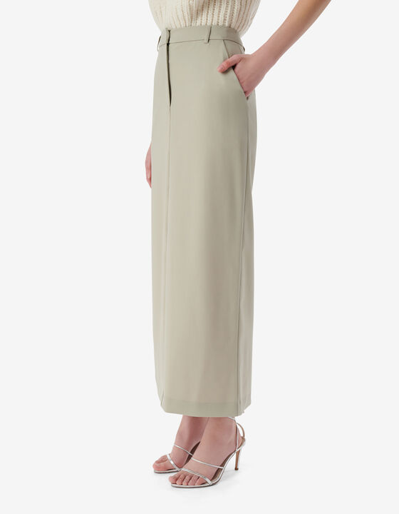 MAXI WOOL SKIRT