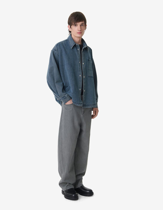 CHEMISE OVERSIZE EN DENIM