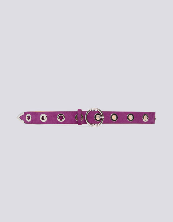 BECKA SUEDE GROMMET BELT