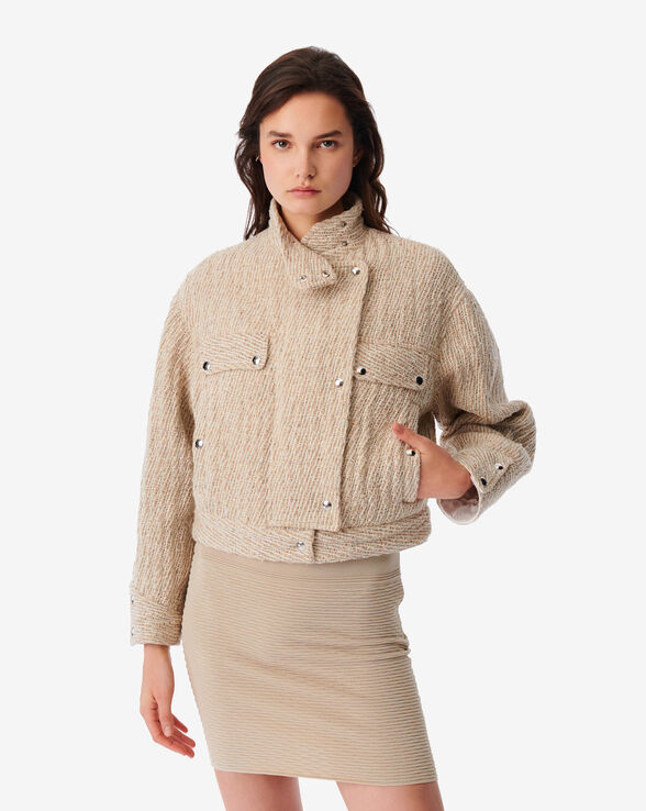 FARRAH HIGH-COLLAR JACKET