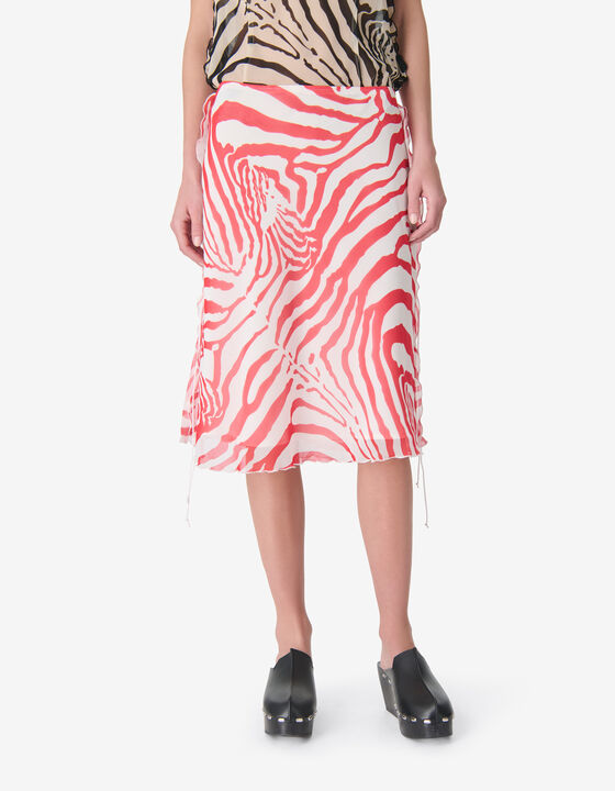 MIDI PRINTED SKIRT