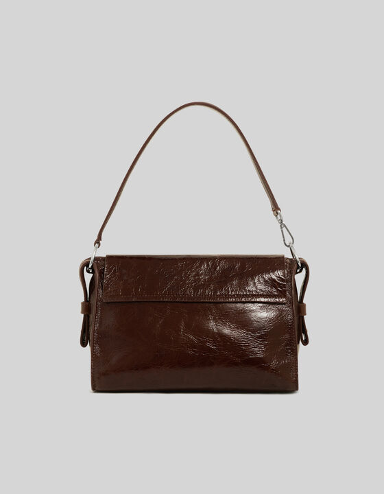 PATENT LEATHER CAMERA BAG