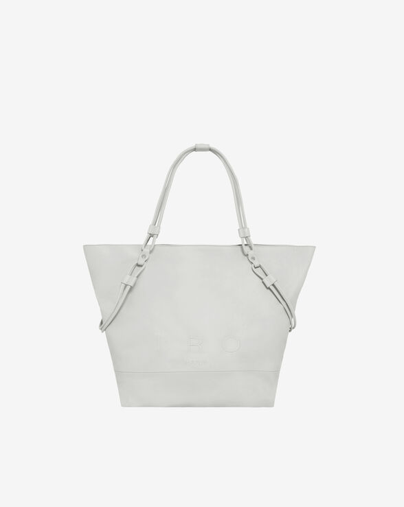 TOTIRO LEATHER LOGO TOTE BAG