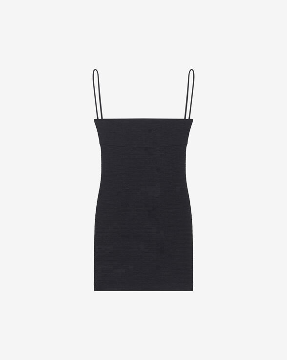 IZILA SHORT FITTED DRESS WITH STRAPS
