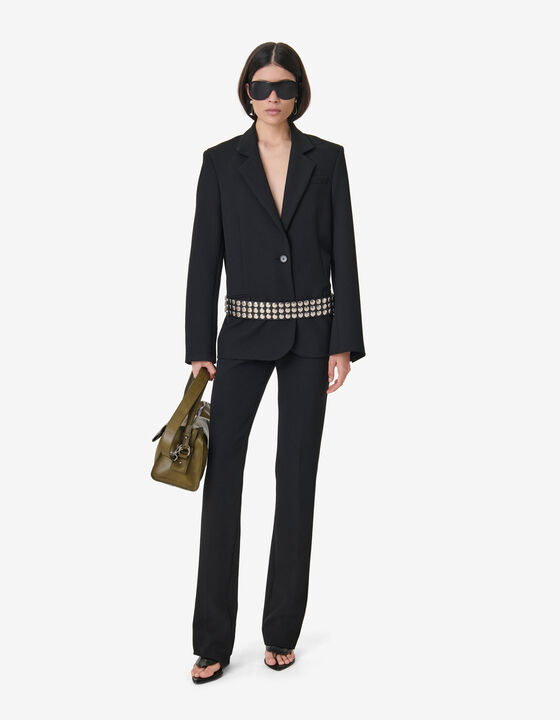 STRAIGHT-CUT SUIT JACKET