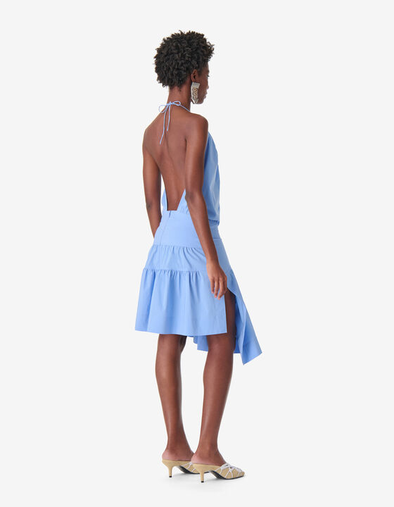 ROBE DOS NU &Agrave; VOLANTS