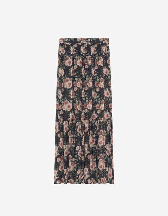 LONG PRINTED SKIRT
