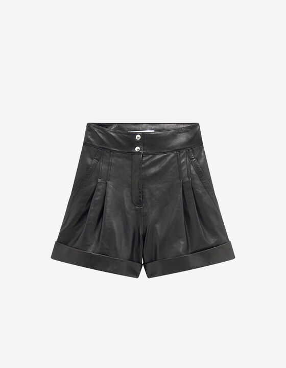 SHORT EN CUIR