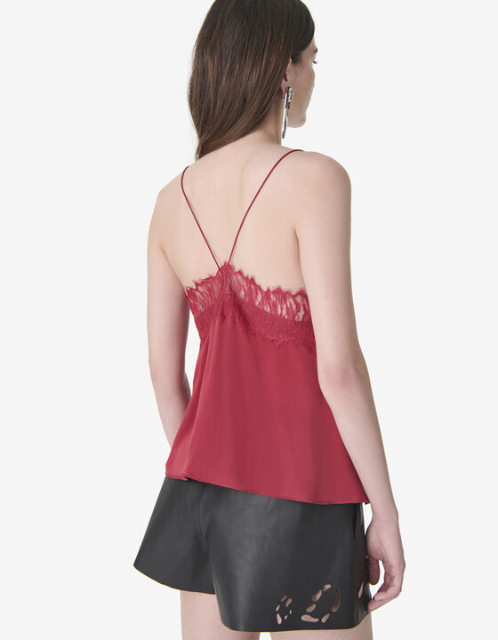 SILK AND LACE CAMISOLE
