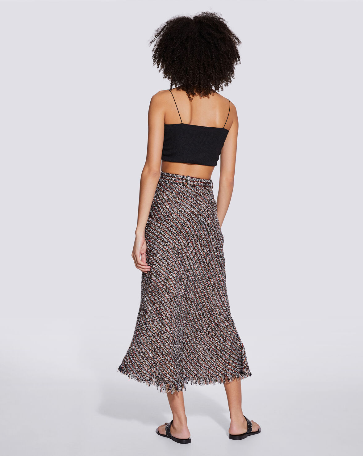 IZIE RIBBED CROPPED BRA image number null