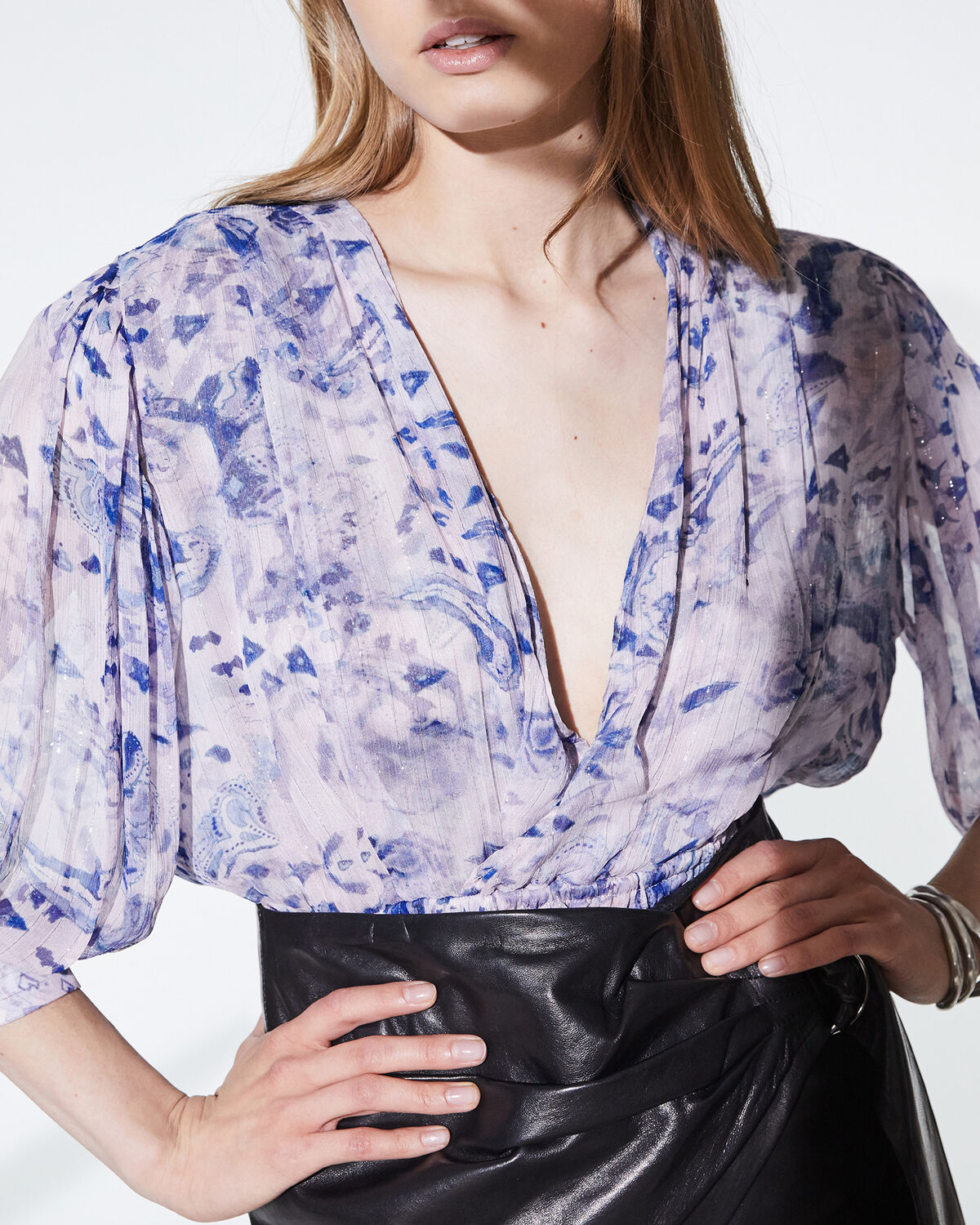 Saola Top Light Purple by IRO Paris