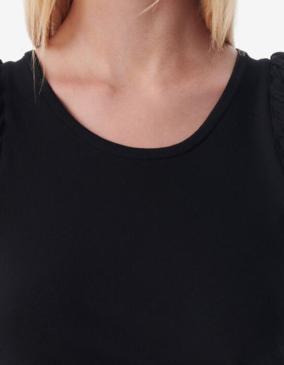ROBE MIDI JERSEY &Agrave; D&Eacute;COUPE