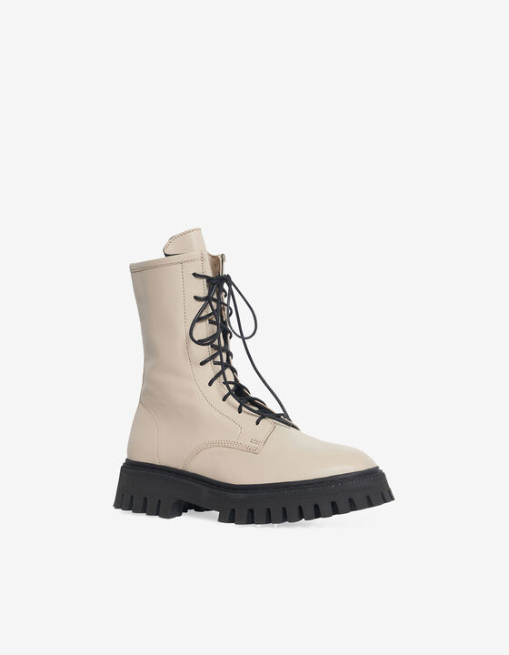 RANGERS EN CUIR &Agrave; LACETS