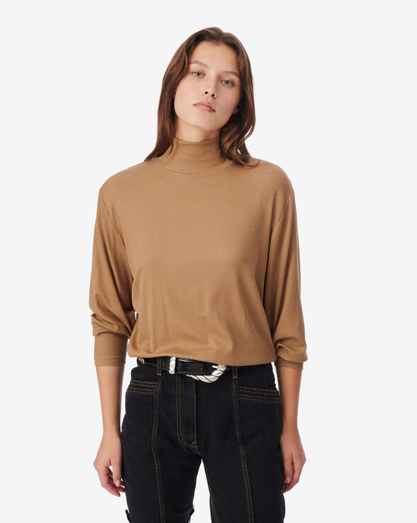 PALO HIGH-NECK TOP WITH CUT-OUT