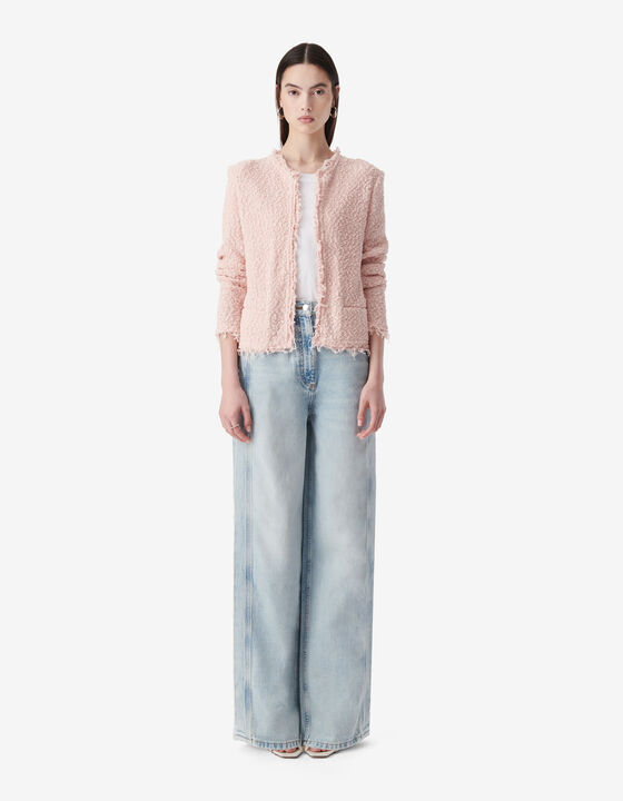 VESTE CLASSIQUE À FRANGES